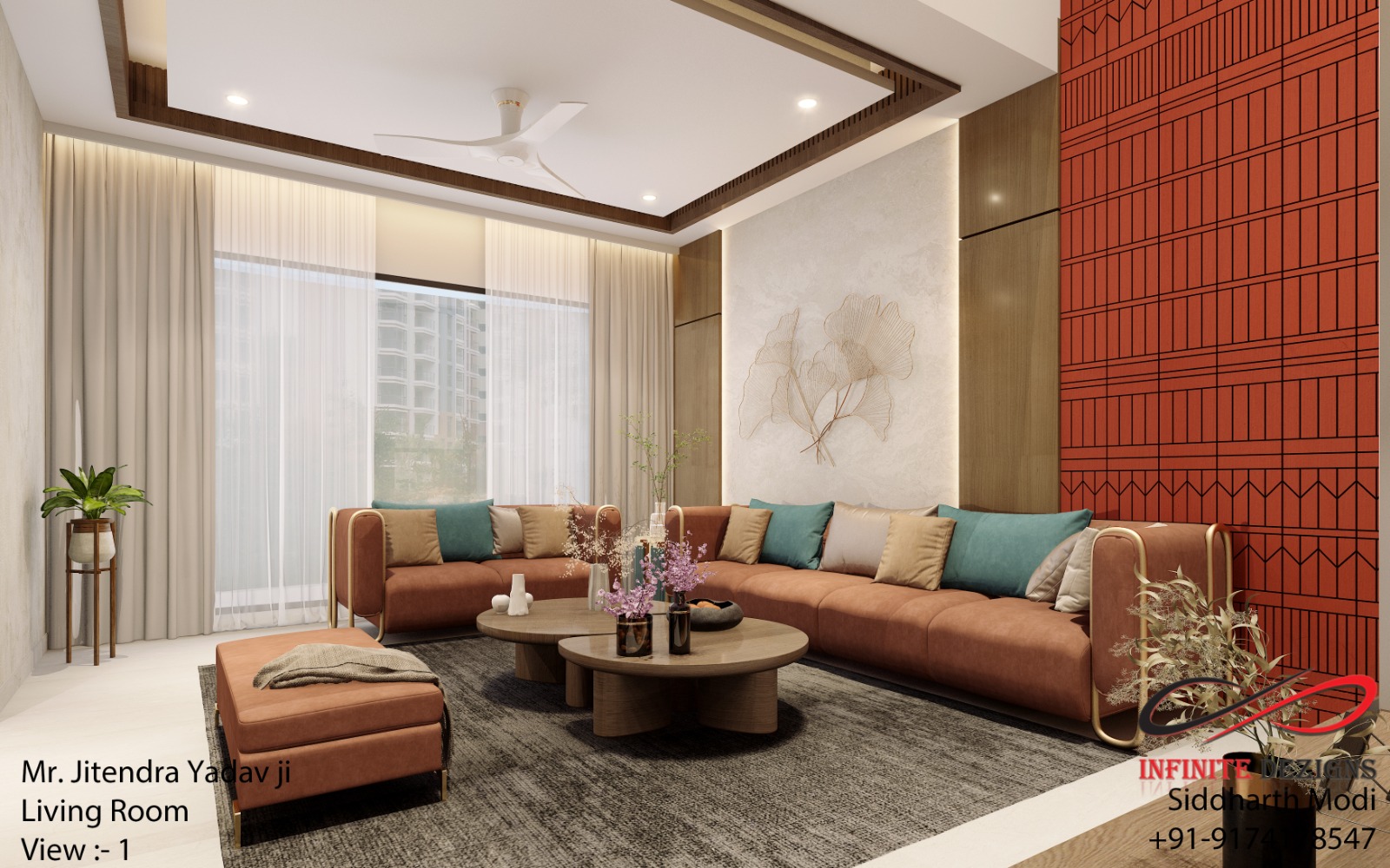 After — Living Room Vijay Nagar
